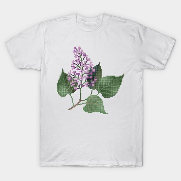 New Hampshire State Flower Purple Lilac T-Shirt by inotyler